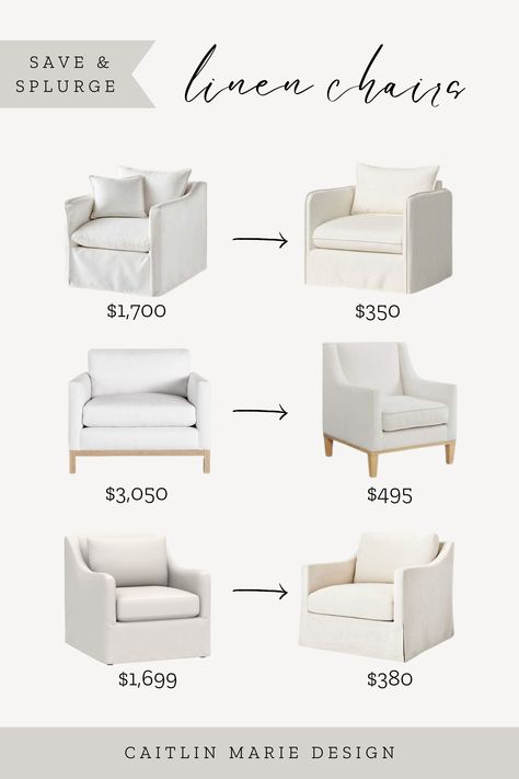 White Side Chairs Living Rooms, Couch With Two Accent Chairs, White Couch Living Room With Accent Chairs, Slipcovered Chairs Living Room, White Accent Chairs Living Room, White Accent Chair Bedroom, Beach House Accent Chairs, Accent Bedroom Chair, Modern Coastal Accent Chairs