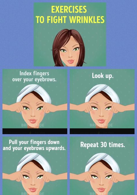 Prevent Forehead Wrinkles, Hide Wrinkles, Face Cream For Wrinkles, Face Yoga Exercises, Healthy Remedies, Face Yoga Facial Exercises, Slimmer Face, Eye Exercises, Forehead Wrinkles