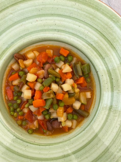 Italian minestrone , vegetable soup, food aesthetic, food photography Soup Food Photography, Soup Aesthetic, Aesthetic Food Photography, Minestrone, Vegetable Soup, Aesthetic Food, Food Photography, Food And Drink, Yummy Food