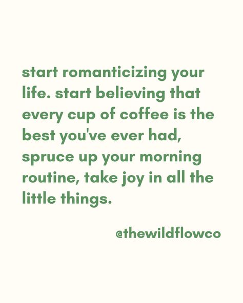 It's time to start romanticizing your life and find joy in the little things 💐 Romantasize Your Life, Start Romanticizing Your Life, Romanticizing Your Life, Find Joy, The Little Things, Finding Joy, Morning Routine, Little Things, Coffee Cups