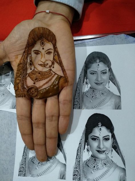 Dhulan Mehndi, Ram Portrait, Portrait Mehendi, Latest Mehndi Designs Wedding, Karva Chauth Mehndi Designs, Close Eyes, Eid Mehndi Designs, Mehndi Designs 2018, Bridal Mehendi Designs Hands