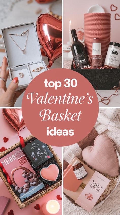 Struggling to find the perfect Valentine’s Day gift for the amazing women in your life? From romantic to practical, check out these top 30 gift basket ideas that will show her just how much you care! 💝 Whether it’s for your partner, mom, or bestie, these ideas are guaranteed to impress. 🌹✨ Valentine Baskets, Valentine's Day Gift Baskets, Gift Basket Ideas, Cool Gifts For Women, 30 Gifts, Basket Ideas, Gift Basket, Gift Baskets, Amazing Women