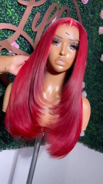 DAILY DOSE OF HAIR™️ on Instagram: "@lilbit_collections R E D 🌹 Which one would you wear? #chicagohairstylist #fyp #explore #redhair #red #explorepage #lacewigs #wigs #lacefrontal #hairstylist #haircolor" Lilbit Collections, Lace Frontal, Hair Wigs, Human Hair Wigs, Lace Wigs, Daily Dose, Red Hair, Hair Stylist, Human Hair