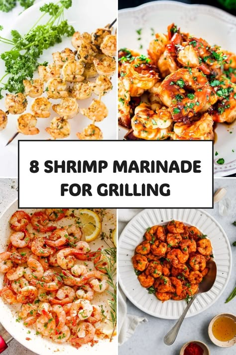 8 Shrimp Marinade For Grilling - Best Picks Shrimp Grilling Recipes, Quick Shrimp Marinade For Grill, Easy Shrimp Marinade For Grill, Best Shrimp Marinade For The Grill, Grill Shrimp Marinade, Marinades For Shrimp, Grilled Shrimp Marinade Recipes, Shrimps On The Grill, Shrimp Marinade For Grill Skewers