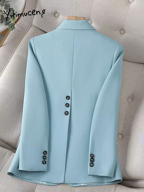 Female Office, Formal Jacket, Elegant Blazers, Single Button Blazer, Accessories Jacket, Blazer Buttons, Office Ladies, Blazers For Women, Swimwear Tops