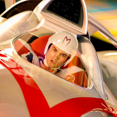 Speed Racer Movie, Speed Racer Car, Emile Hirsch, Speed Racer, Concept Car Design, Great Films, Classic Cartoons, Anime Poses Reference, Anime Poses