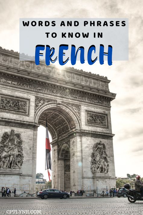 Here are some easy French Phrases and words you need to know before you visit. With all the basics words you may need during your trip and handy phrases in French, why not learn a few useful phrases and words to make sure your trip will be a success? Or maybe you've got some spare time and would like to learn something new! Then check out all those handy french words! #travelingtips #traveltips #learning #frenchlanguage #france French Phrases With Meaning, Phrases In French, French Travel Phrases, Travel Phrases, French Phrases, Learn Something New, French Quotes, Visit France, French Words