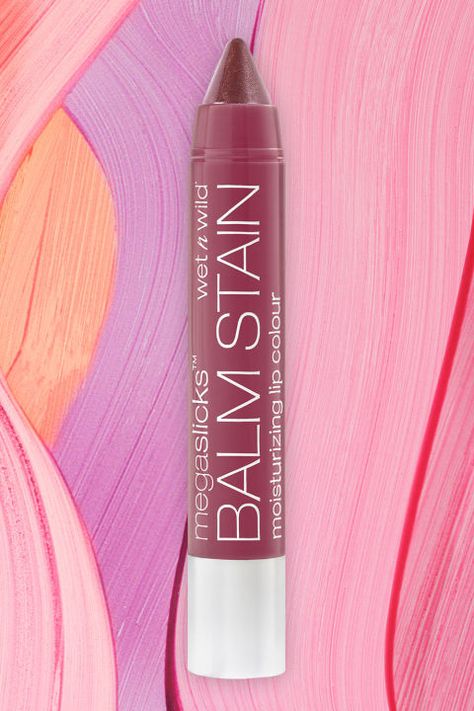 This mistake-proof pencil moisturizes lips with acai and palm oils, all while leaving behind a long-wearing flush of color. The easy-to-use twist-up formula means no messy spills either. MegaSlicks Balm Stain, WET N WILD, $2.99 Best Lip Stain, Best Drugstore Products, Best Organic Makeup, Drugstore Lips, Drugstore Beauty Products, Natural Makeup Tips, Drugstore Products, Best Natural Makeup, Cheap Beauty Products