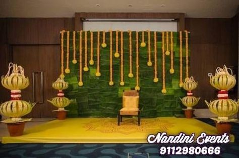 Amazing Wedding Stage Decoration | Wedding Decorators In Pune | Baby Shower, Naming Ceremony, Birthday Party, Wedding Decoration Indian Baby Shower Decorations, Leaf Decor Wedding, Birthday Ceremony, Engagement Stage Decoration, Stage Wedding, Decoration Stage, Indian Baby Showers, Wedding Hall Decorations, Housewarming Decorations