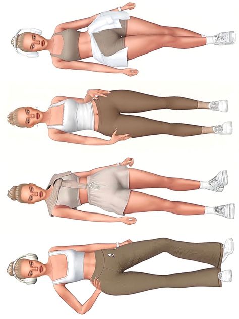 Sims 4 Cc Maxis Match Clothing Collection, Sims 4 Cc House Shoes, S4cc Lookbook, Sims Outfit Ideas Cc, Sims Fashion Cc, Female Sims Cc Clothes, Sims 4 Cc Workout Set, Sims 4 Cas Mods Outfits, Sims4 Cc Clothing Packs