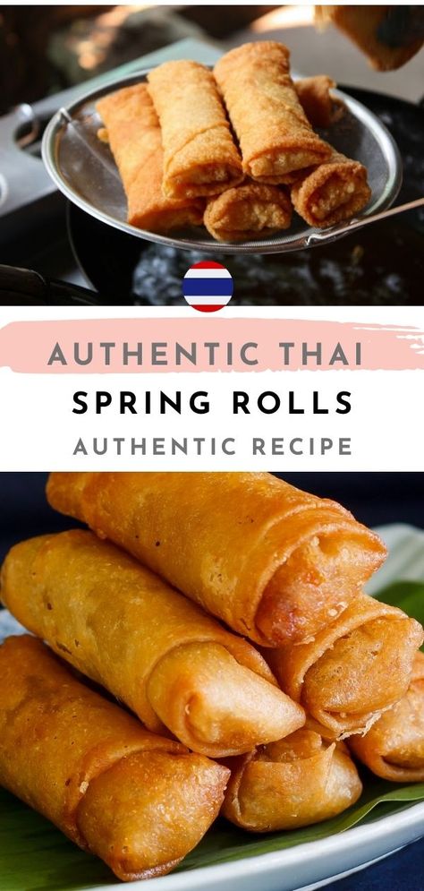 How To Make Spring Rolls Step By Step, Spring Rolls Recipe Shrimp, Pork Spring Rolls, Thai Spring Rolls, Shrimp Spring Rolls, Fried Spring Rolls, Vietnamese Spring Rolls, Vegetable Spring Rolls, Sweet And Sour Sauces