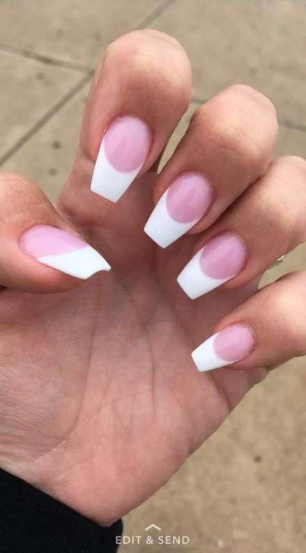 White French Tip Acrylic Nails Coffin Short, Pink And White French Tip Nails Coffin, Pink And White Nails French Coffin, Pink And White French Tip Acrylic Nails, Pink And White Acrylic Nails Coffin, Pink And White French Acrylic Nails, French Tip Acrylic Nails Pink And White, Pink And White French Tip Nails Short, Pink White Tip Nails