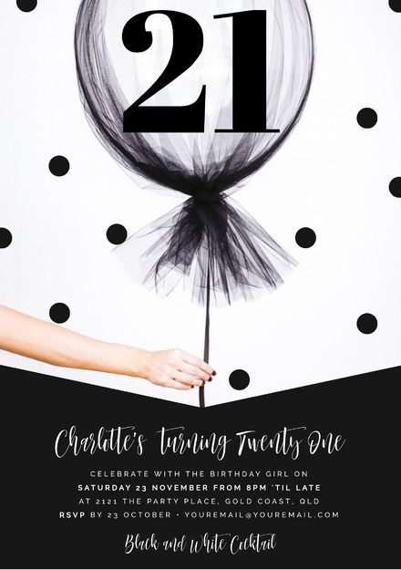 Hand Holding Balloon 21st Birthday Party Invite Template 21st Birthday Invitations Templates, Birthday Digital Invitations, Birthday Invitations Templates, Birthday Party Invite Template, 21st Invitations, Digital Invitations Birthday, Birthday Card Template Free, 21 Party, Birthday Party Invitation Wording