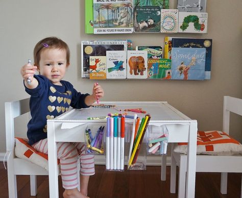 Playful IKEA Kids' Table Designs And Ways To Improve Them Ikea Hack Kids, Ikea Crafts, Montessori Bedroom, Ikea Kids, Kid Hacks, Diy Ikea Hacks, Diy Ikea, Best Ikea, Toddler Rooms