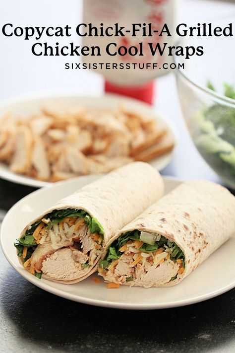 Chik Fil A Wrap Recipe, Chick Fil A Wrap Copycat, Chic Fil A Wrap Recipe, Chickfila Wrap Recipe, Chic Fil A Cool Wrap Recipe, Chick Fil A Chicken Wrap Recipe, Chick Fil A Ranch Recipe, Cool Wrap Chickfila, Copycat Chick Fil A Grilled Chicken