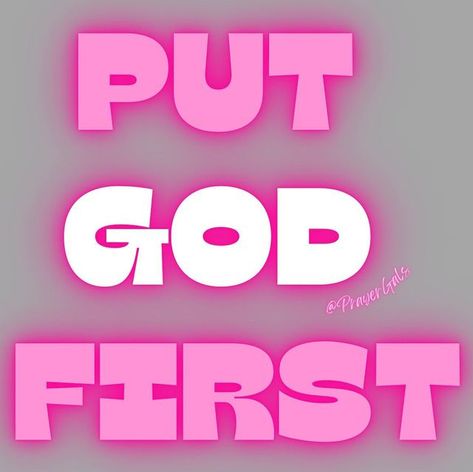 Prayer Gals on Instagram: "Put God first in all that you do… Life is so much easier and so fulfilling when we work in the flow of God. Putting God first helps to fill our minds with gratitude and it gives us the strength to power through the days. We serve a mighty good God that deserves to be number one in our lives… Put Him first. ⠀⠀⠀⠀⠀⠀⠀⠀⠀ ⠀⠀⠀⠀⠀⠀⠀⠀⠀ ⠀⠀⠀⠀⠀⠀⠀⠀⠀ ⠀⠀⠀⠀⠀⠀⠀⠀⠀ #prayergroup #prayingwomenwin #prayergals #prayingwoman #womeninministry #ministrylife #biblewords #godlywomanhood #godlyfrie God Is The Center Of My Life, Bible Study Vision Board, God And Spirituality, Good God Quotes, Prayer Board Quotes, God Vision Board Pictures, God Is First In My Life, God First Aesthetic, God Profile Picture