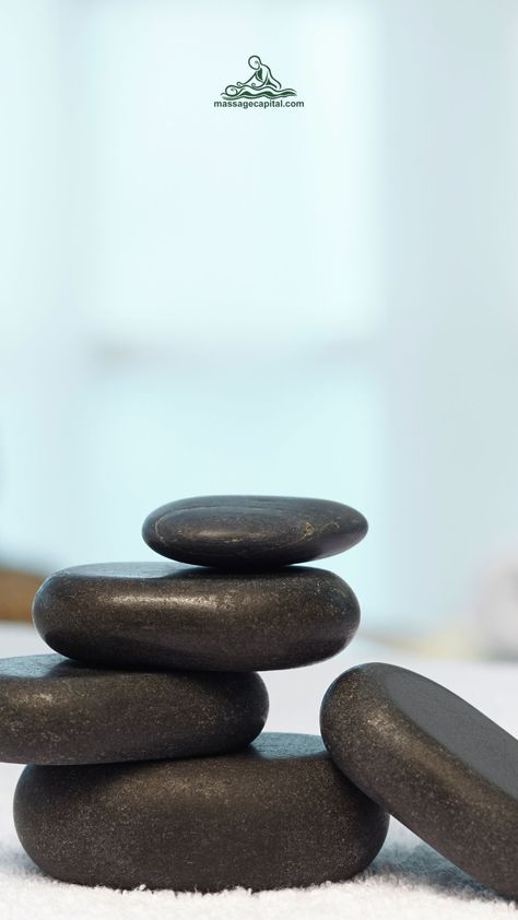 Hot Stone Massage Aesthetic, Hot Stone Massage Pictures, Massage Images, Stone Balancing, Massage Marketing, Massage Pictures, Stone Case, Massage Therapy Business, Massage Stones