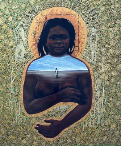 Julie Dowling - Australian Aboriginal Art Nalini Malani, Indigenous History, Australian Aboriginals, Childhood Art, Australian Aboriginal Art, Indigenous Australian Art, Aboriginal People, Woman Art, Football Pictures