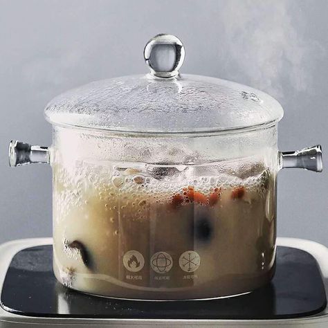 Glass Cooking Pot, Clay Cooking Pot, Glass Pot, Kitchen Cookware Sets, Cooking Soup, Pasta Pot, Stock Pots, Saucepans, Japanese Kitchen