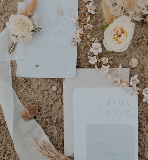 Beach Elopement, Elopement Wedding, Elope Wedding, Styled Shoot, Beach Style, Flat Lay, Elopement