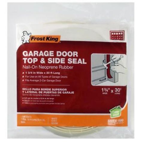 Garage Door Weather Seal, Garage Door Weather Stripping, Garage Door Threshold Seal, Garage Door Threshold, White Garage Doors, Garage Door Seal, White Garage, Garage Door Parts, Garage Door Replacement