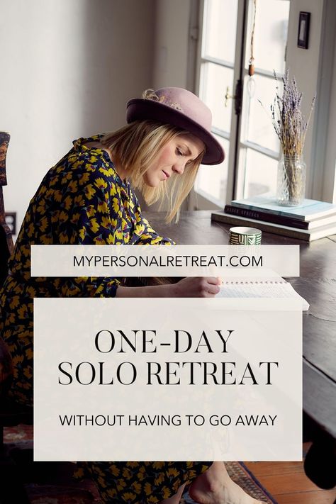 Personal Retreat Schedule, At Home Self Care Retreat, At Home Retreat Ideas, How To Host A Retreat, Diy Retreat At Home, Self Retreat Ideas, Self Care Retreat Ideas, Day Retreat Ideas, Solo Retreat Ideas