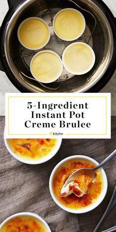 Crème Brûlée Is Officially the Best Dessert You Can Make in Your Instant Pot Instant Pot Best Recipes, Instant Pot Snack Recipes, Top Instant Pot Recipes, Healthy Instant Pot Recipes Videos, Instant Pot Canning How To, Instapot Recipes Dinners, Instapot Vegetarian Recipes, Summer Instant Pot Recipes, Multicooker Recipes