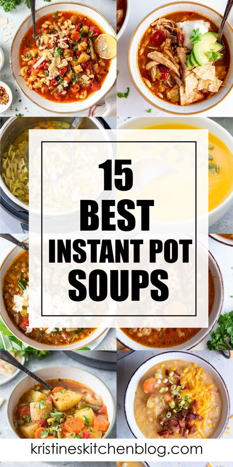 Soup Recipes Low Carb, Instant Pot Lunch, Pressure Cooker Soup Recipes, Instant Pot Dessert Recipes, Instant Pot Breakfast, Instant Pot Soups, Best Pressure Cooker, Vegan Instant Pot, Best Instant Pot Recipes