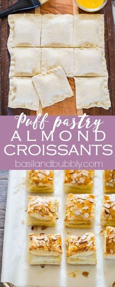 Annie Starke Recipes, Easy Croissant Recipe, Almond Paste Recipes, Croissants Recipe, Almond Croissants, Pastries Recipes Dessert, Almond Pastry, Puff Pastries, Puff Pastry Desserts