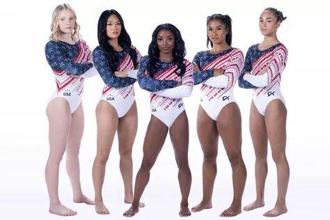 Usa Gymnastics Olympics 2024, Gymnastics Olympics 2024, Usa Gymnastics Olympics, Paris Olympics 2024 Gymnastics, Usa Gymnastics Leotards, Team Gymnastics Pictures, Olympic Gymnastics Leotards, Usa Gymnastics Team, Gymnastics Photoshoot