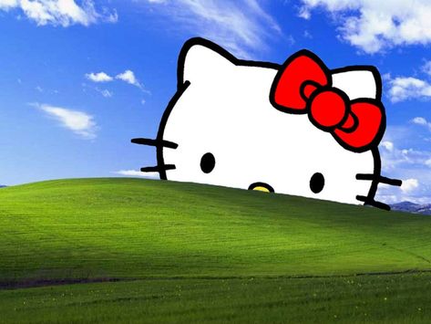 Free Wallpapers Windows Bliss Hello Kitty Wallpaper | HD Wallpaper ... Hello Kitty Desktop, Hello Kitty Wallpapers, Hello Kitty Halloween Wallpaper, Aesthetic Hello Kitty, Cool Desktop Wallpapers, Computer Wallpaper Hd, 헬로키티 배경화면, Hello Kitty Wallpaper Hd, Images Hello Kitty