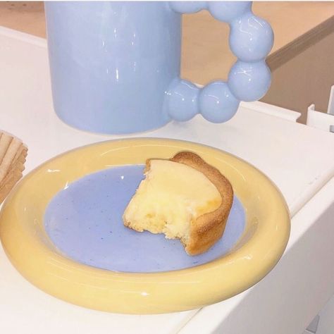 Blue Yellow Aesthetic Pastel, Blue And Yellow Aesthetic, Moodboard Images, Crystal Wings, Pastel Accessories, Aesthetic Collection, Blue Aesthetic Pastel, Breakfast Pastries, Colour Combos