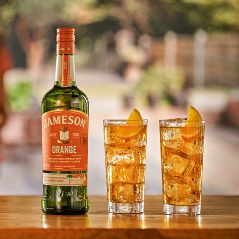 Jameson Orange and Cream Soda Recipe | Jameson Irish Whiskey Orange Jameson Cocktails, Jameson Orange Recipes, Jameson Orange Whiskey Drinks, Jameson Orange Cocktails, Whiskey Orange Juice, Jameson Orange, Peach Schnapps Drinks, Jameson Drinks, Cream Soda Recipe