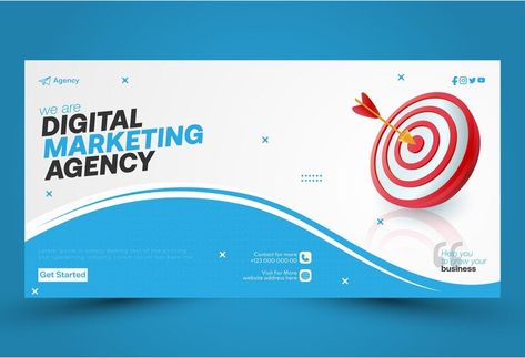 Premium Vector | Digital marketing agency company banner template Company Banner Design, Company Banner, Advertisement Layout, Google Banner, Creative Banners, Promotional Banners, Business Banner, Sports Graphic Design, Banner Template Design