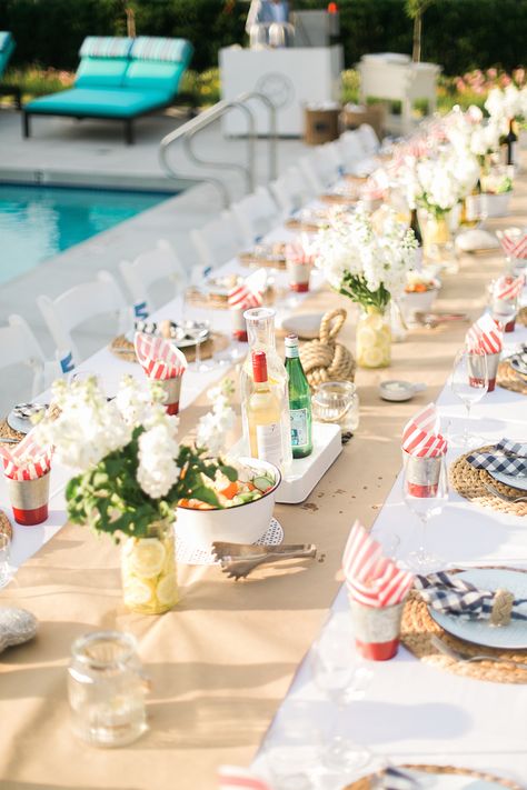 Backyard Clam Bake Party Ideas, Lobster Dinner Table Setting, Clambake Rehearsal Dinner, Lobster Dinner Party, Lobster Bake Rehearsal Dinner, Clambake Party, Lobster Bake Party, Clam Bake Party, Crab Boil Party