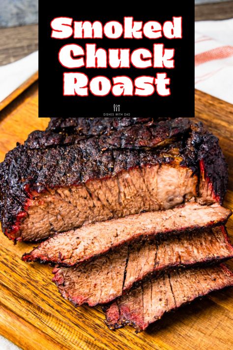 Herb Compound Butter, House Seasoning, Roast Brisket, Smoked Chuck Roast, Brisket Oven, Chuck Roast Recipes, Roast Garlic, Pulled Beef, Smoked Meat Recipes