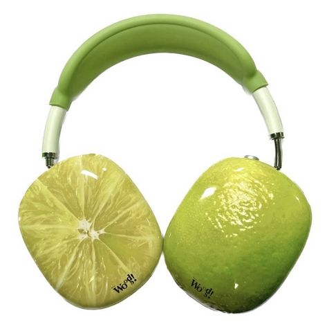 Headphone cases by  @frankpapier on ig Funky Headphones, Drums Girl, Max Headphones, Airpods Max Case, Headphones Case, Brat Summer, Fruit Icons, Retro Gadgets, Airpods Max