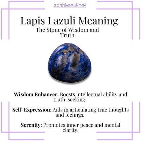 Lapis Lazuli Meaning: Healing Properties & Everyday Uses Lapis Lazuli Crystal Meaning, Lapis Meaning, Lapis Lazuli Meaning, Natural Philosophy, Lapis Lazuli Blue, Lapis Lazuli Crystal, Energy Work, Crystal Meanings, Spiritual Healing