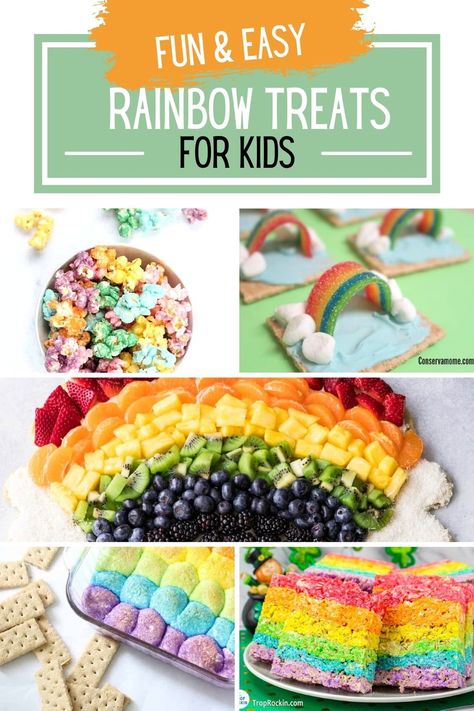 Rainbow Birthday Party For Kids, Rainbow Party Food Ideas, Easy Birthday Treats, Rainbow Food Ideas, Rainbow Fruit Platter, Afterschool Crafts, Rainbow Fruit Platters, Rainbow Party Food, Rainbow Birthday Party Ideas