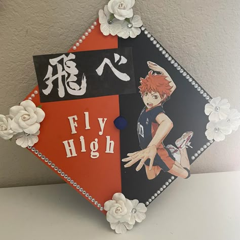 Jjba Graduation Cap, Mha Graduation Cap, Attack On Titan Graduation Cap, Haikyuu Graduation Cap, Demon Slayer Graduation Cap, Anime Grad Cap, Anime Graduation Cap, Funny Graduation Cap Decoration, Quotes For Graduation Caps