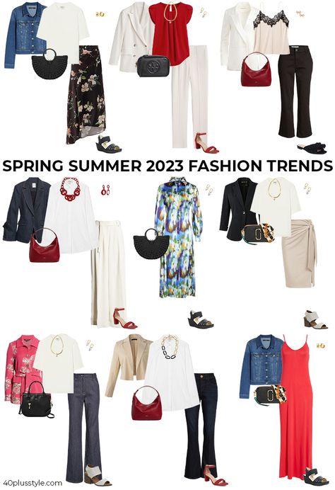 2023 Spring Trends Women, 2023 Fashion Trends For Women 40, 2023 Women’s Fashion Trends, Fashion 2023 Summer Trends, Spring 2023 Fashion Trends Work, Spring Work Fashion 2023, Women’s Fashion Spring Summer 2023, Women’s Fashion Summer 2023, Spring Outfit 2023 Women