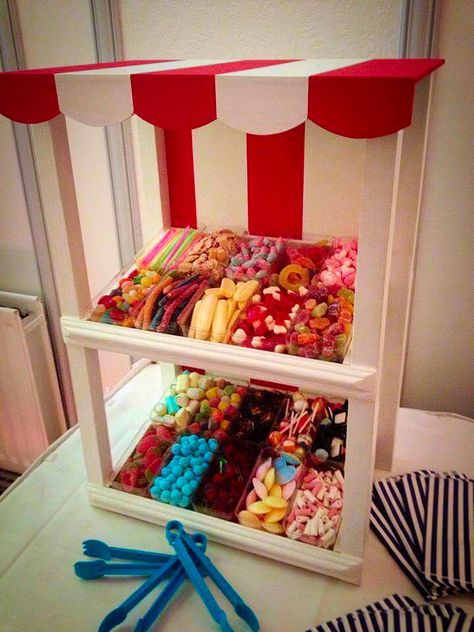 Retro mini pick and mix stand! Perfect for smaller weddings, events, birthdays, anniversaries and anything inbetween! Pick And Mix Station, Party Favor Shelves, Retro Dessert Table, Wedding Pick N Mix Table, Sweet Corner Birthday Dessert Tables, Hen Party Food, Pick And Mix Sweets Candy Buffet, Sweet Station, Pick And Mix