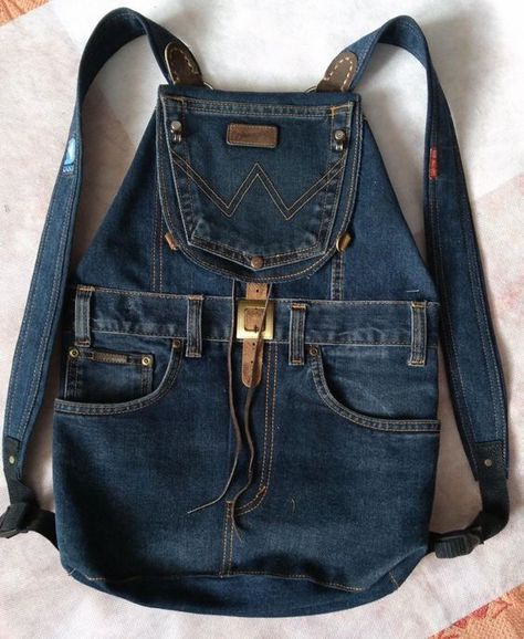 Återvinna Jeans, Jeans Recycling, Tas Denim, Mochila Jeans, Jean Purses, Ornaments Homemade, Blue Jeans Crafts, Denim Backpack, Denim Projects