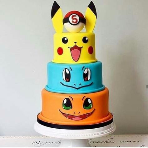 Pikachu Cake Ideas, Bolo Pikachu, Pokemon Cakes, Pokemon Party Decorations, Pokémon Cake, Pokemon Birthday Cake, Pikachu Cake, Pokémon Birthday, Pokémon Party