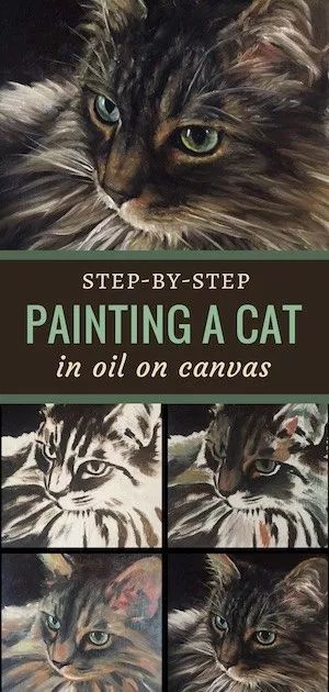 Cat Portrait Painting, Cat Paintings, Cat Steps, Digital Painting Techniques, Nine Lives, Realistic Paintings, Cat Photography, Step By Step Painting, Cat Portraits