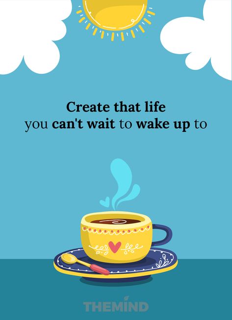 Motivational Cartoon, Motivation Morning, Morning Thoughts, Cute Inspirational Quotes, Illustration Quotes, Cute Images With Quotes, Note To Self Quotes, Cartoon Quotes, Happy Words