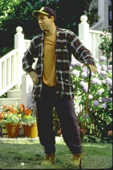 Adam Sandler ~ Happy Gilmore (1996) ~ Movie Photos #amusementphile Adam Sandler Happy Gilmore, Adam Sandler Outfits, Gilmore Outfits, Adam Sandler Movies, Outfits Sweatpants, Dad Outfits, Happy Gilmore, Spirit Week Outfits, Homecoming Week