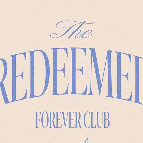 Graphic Design for Christians on Instagram: "The Redeemed Forever Club🕊️ This design is for sale. If you want to start a christian clothing brand and want to sell out by having a really professional design, send me a message! #christiandesign #christianposters #christiangraphics #posterdesign #logodesign #inspirationaldesign #graphicdesign #merchdesign #appareldesign #creative #creativework #christiancreative #merch #createforthecreator #churchgraphics #churchdesign #churchmedia #vintagedesign Aesthetic Christian Graphic Design, Christian Branding Design, Starting A Clothing Brand Aesthetic, Christian Merch Aesthetic, Clothing Brand Design Graphics, Christian Apperal, Easter Graphics Church, Christian Logo Design, Graphic Design Christian