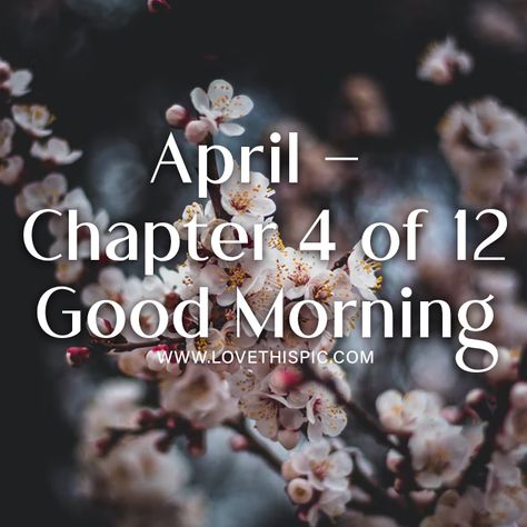 April – Chapter 4 of 12 quotes april good morning good morning quotes hello april april quotes hello april images welcome april quotes good morning april good morning april quotes good morning april images good morning hello april good morning happy april hello april sayings april sayings hello april 2022 april chapter 4 of 12 Happy Thursday Pictures, April Images, Thursday Pictures, April Quotes, Good Morning Facebook, Good Morning Happy Thursday, April April, Dogs Pictures, Good Morning My Friend