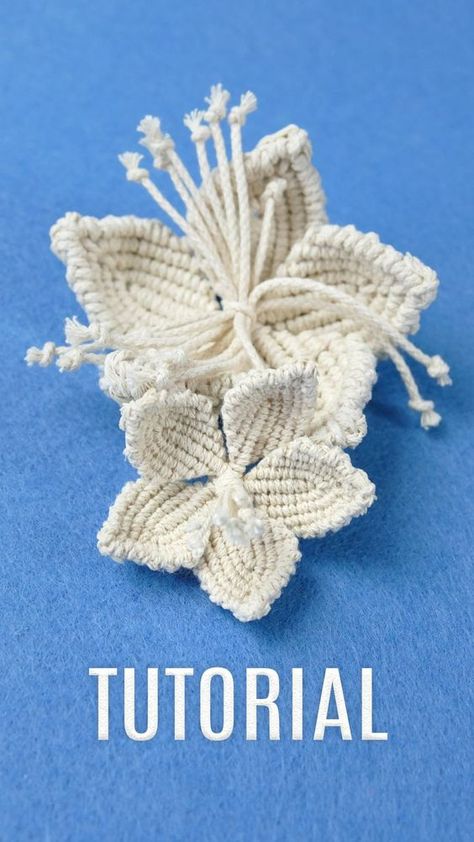 Macrame Flowers Tutorial, Macrame Flower Tutorial, Crochet Wall Hanging Patterns, Macrame Tutorial Beginner, Crochet Wall Hanging Pattern, Flower Macrame, Macrame Flowers, Crochet Wall Hanging, Pola Macrame